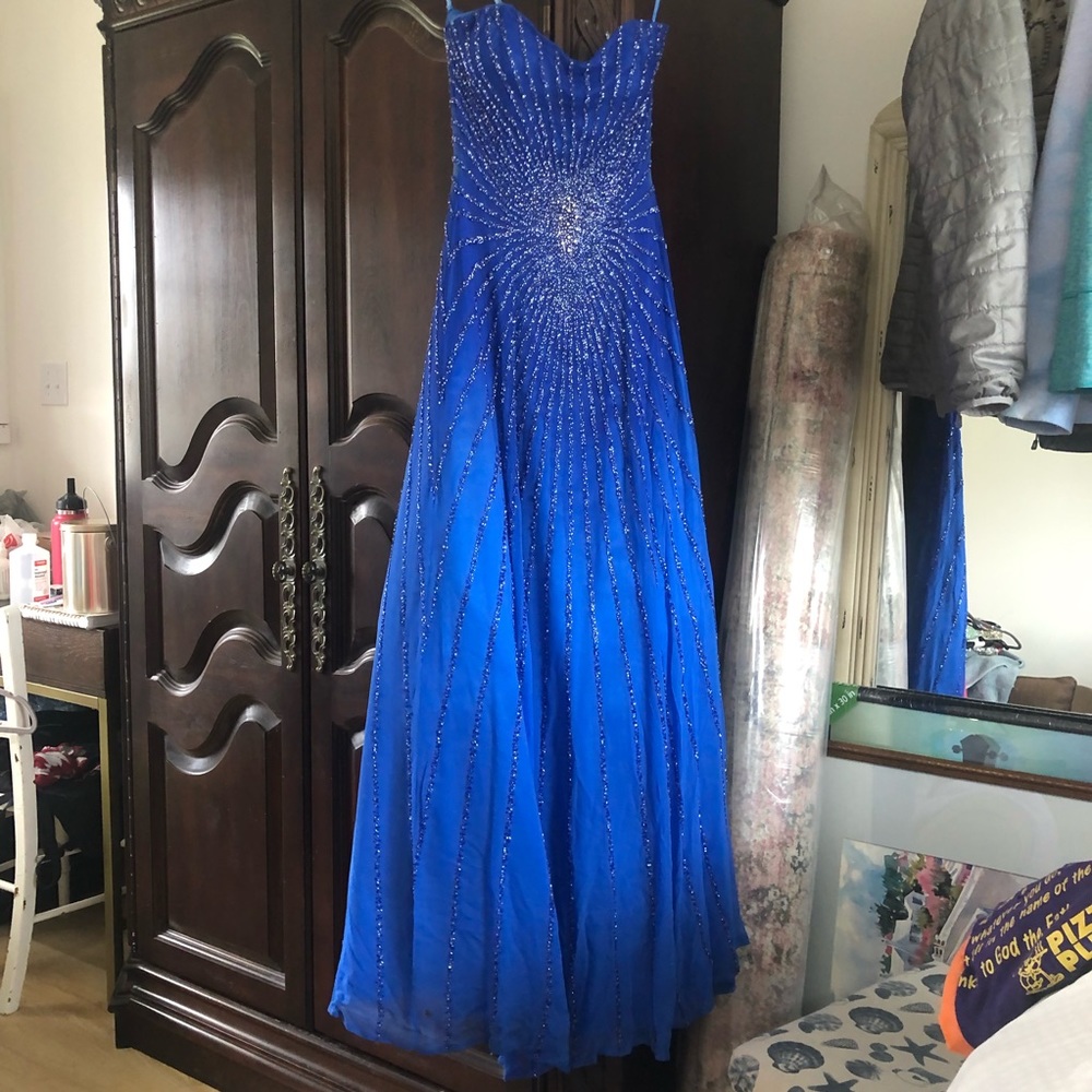 Blue prom or homecoming dress